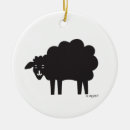 Recherche de moutons noirs ornements Noir et blanc
