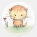 Search for kawaii kitten stickers Illustration