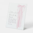 Search for bow welcome signs Girl baby shower