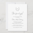 Search for she said yes bridal shower invitations Elegant