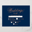 Search for rose gold and navy blue invitations Calligraphy