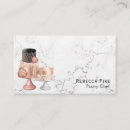 Search for fanciful business cards Desserts