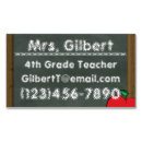Search for teacher magnetic business cards Apple
