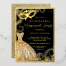 Search for black and gold masquerade Quinceanera