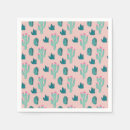 Recherche de cactus mignon serviettes Pastel