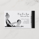 Recherche de vintage art deco business cards Rétro