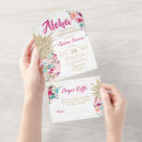 Recherche de ananas floral invitations Aloha