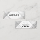 Search for unique shaped business cards Boss
