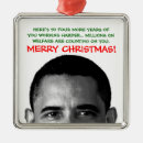 Recherche de barack obama ornements Noël