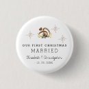 Recherche de mon premier noël badges Élégant