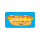 Search for hot dog return address labels Funny