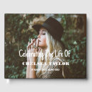 Search for celebration of life guest books Minimalist