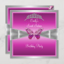 Recherche de tiara sweet 16 invitations Girly