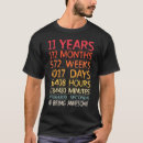 Recherche de onzième tshirts Années