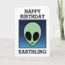 Search for extra terrestrial postcards Birthday