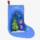 Search for owl christmas stockings Snow