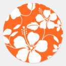 Search for orange hibiscus stickers Floral