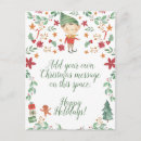 Search for christmas elf postcards Winter