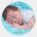 Search for photo birth announcement stickers Girl