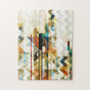 Search for zig zag puzzles Abstract