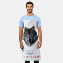Search for wolf face aprons For him