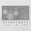 Search for purple winter wonderland invitations Grey