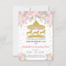 Search for carousel 1st birthday invitations Gold