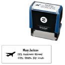 Search for plane rubber stamps Minimalist
