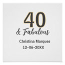 Search for 40th posters 40 and fabulous