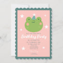 Recherche de grenouille de fille invitations Mignonne