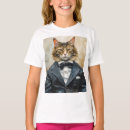 Search for cat in suit tshirts Cute