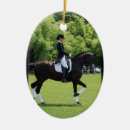 Search for dressage horse ornaments Riding