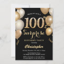 Search for surprise 100th birthday invitations Adult birthday party