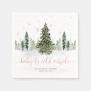 Search for winter wonderland napkins Forest