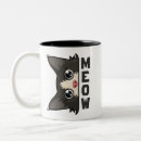 Search for black and white feline mugs Kitty