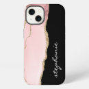 Search for pink agate iphone cases Elegant