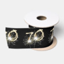 Search for 70th birthday ribbon Black