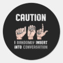 Search for deafness awareness stickers Interpreter