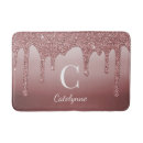 Search for sparkle glitter bath mats Rose gold