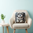 Recherche de shihtzu coussins Animal