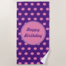 Search for birthday beach towels Pink