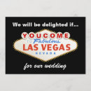 Search for las vegas destination wedding invitations Black