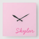 Search for hot pink clocks Bedroom