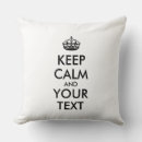 Search for keep calm pillows Motivational