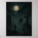 Search for halloween graveyard posters Zombie