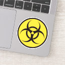 Search for yellow biohazard stickers Symbol