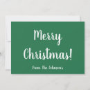 Search for family names christmas cards Green