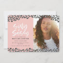 Search for pink leopard birthday invitations Trendy