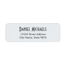 Search for clear return address labels Modern