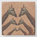 Recherche de girafes dessous de verres Pour elle